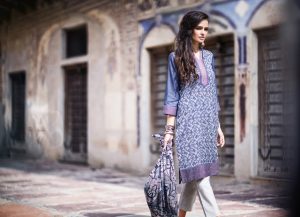Ethnic In Blue Prints by Liva