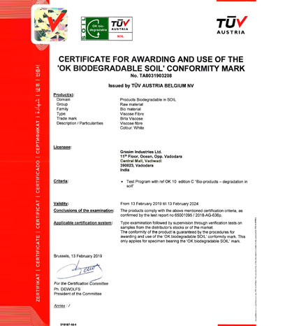 OK BIO SOIL - Grasim Industries Ltd.