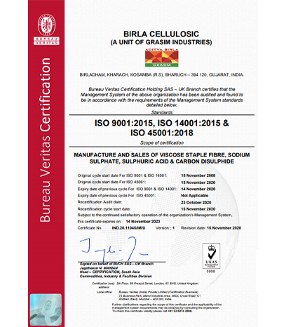 BC, Kharach ISO 9001 Certificate Exp Nov 2023