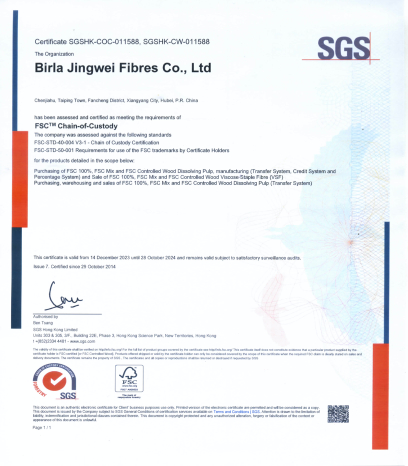 BJFC FSC CoC Certificate Oct 2024