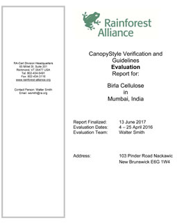 CanopyStyle Verification and Guidelines Evaluation Report