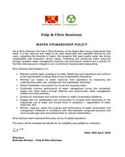 Water Stewardship Policy