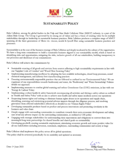 Sustainability Policy