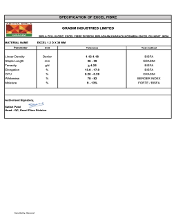 2024 Excel product specifications