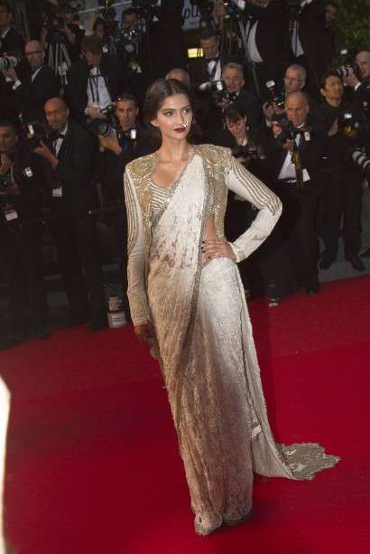 Sonam Kapoor Saree Look