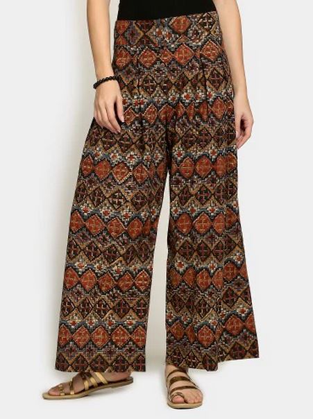 Liva printed palazzo pants