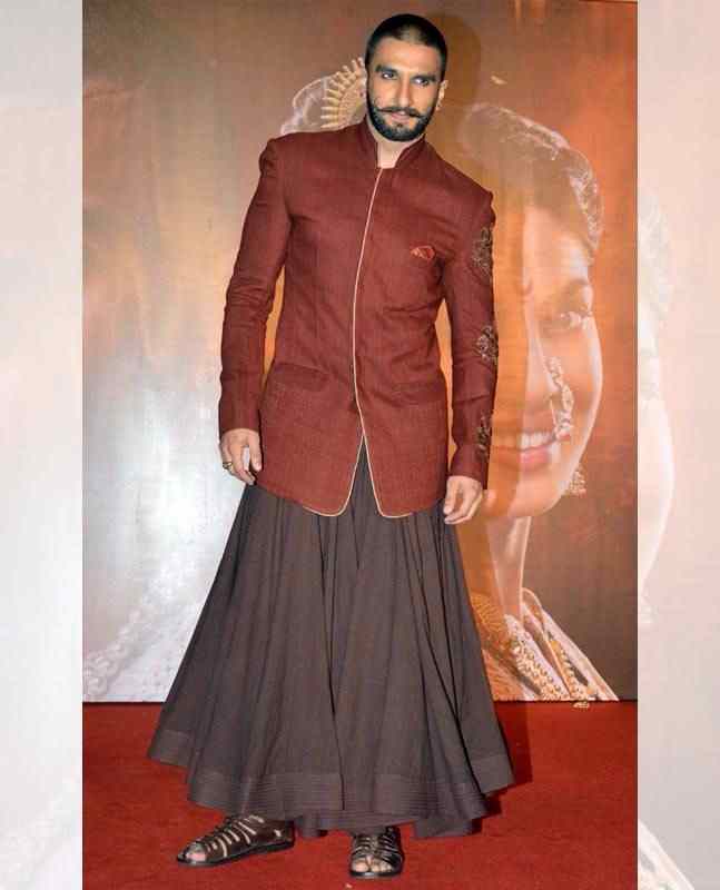 Ranveer In A Skirt