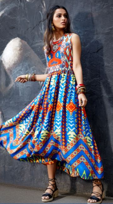 Wear Ethnic Prints On Western Silhouettes