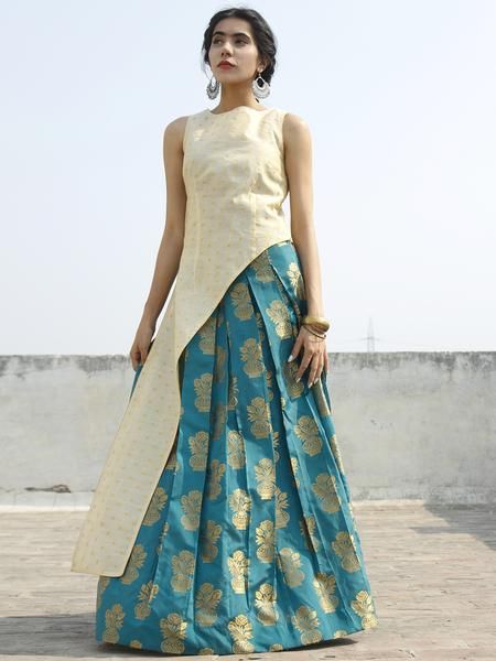 Asymmetric Kurti Fashion