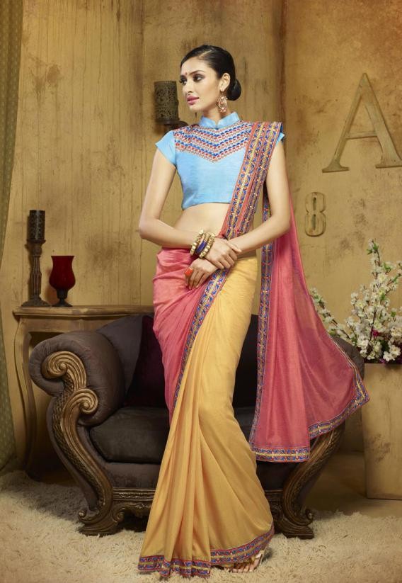 LIVA-Sarees-Fashion-Styles-Fiber-Cellulose-Fabric