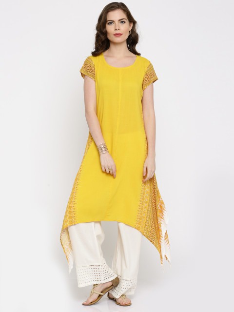 LIVA-Summer-Kurtis-Fashion-Styles-Up-For-Yellow